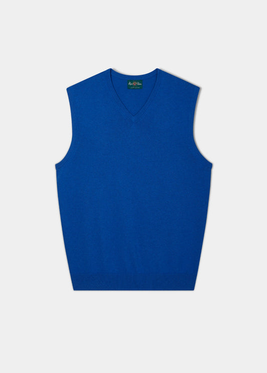 Ellerby Cotton Cashmere Slipover In Regatta