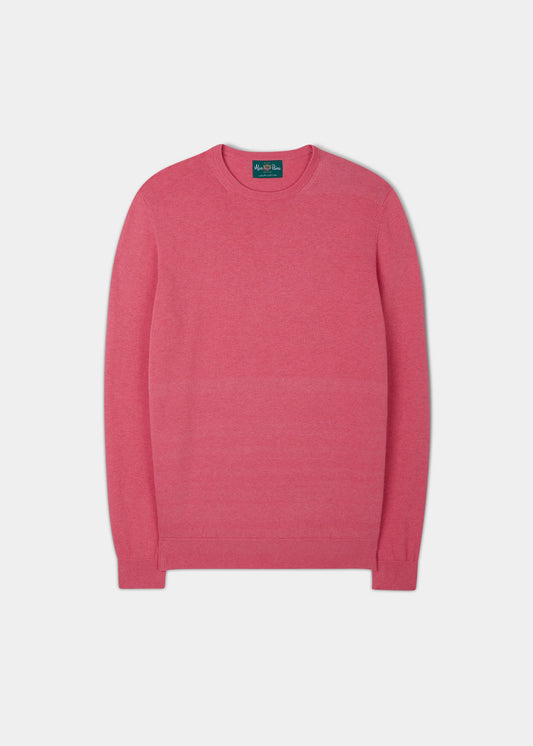 Leysmill Cotton Cashmere Jumper In Swizzle