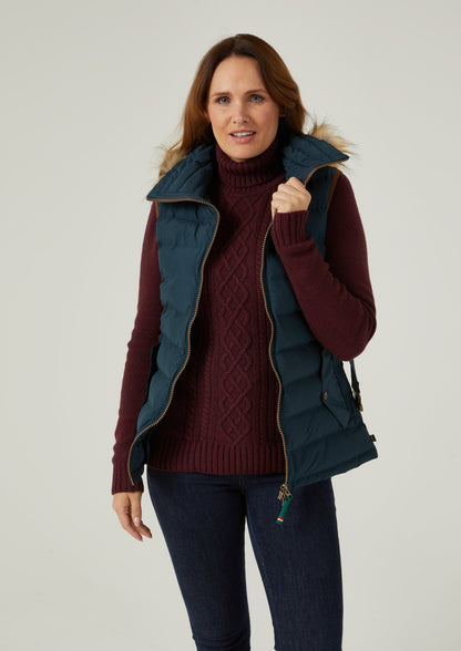 Calsall Ladies Navy Gilet