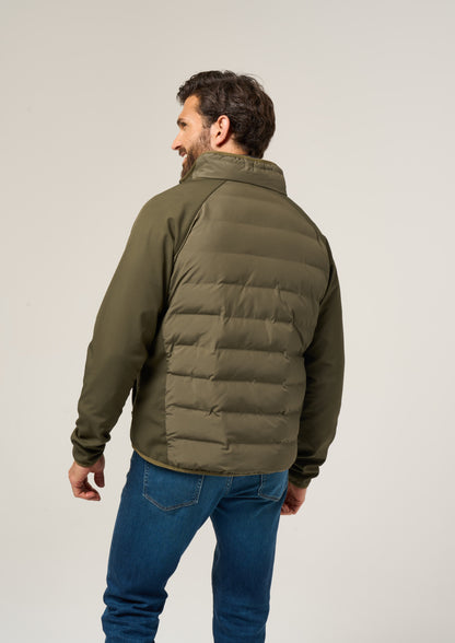 Calsall Men's Hybrid Jacket In Olive