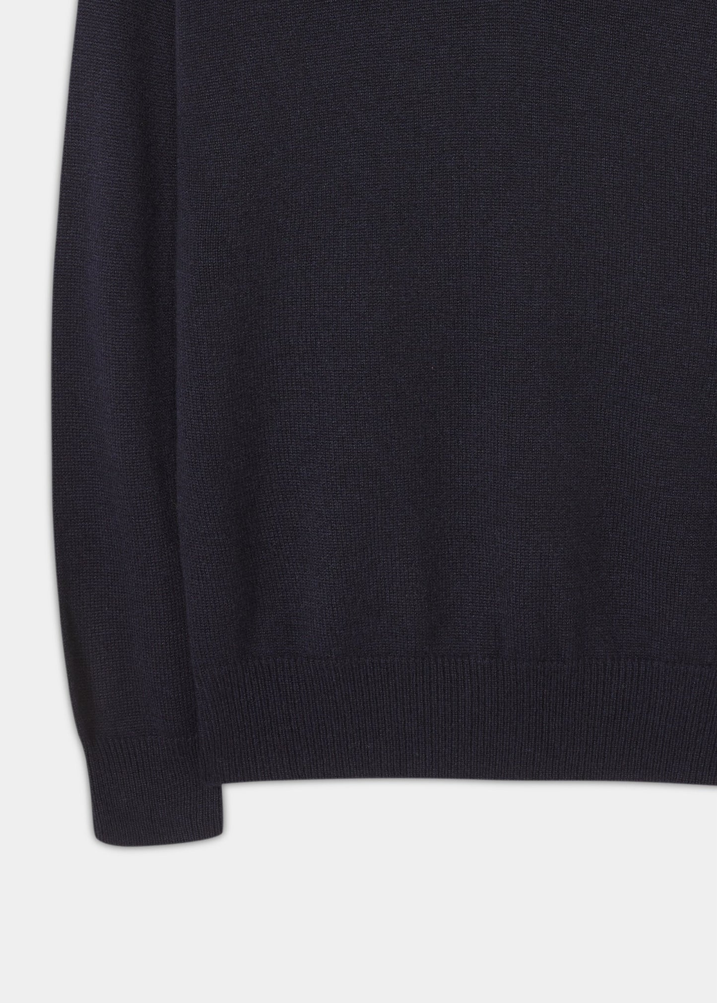 Selkirk Cashmere Jumper in Dark Navy - Classic Fit