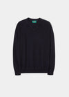 Cashmere-Sweatshirt-Navy