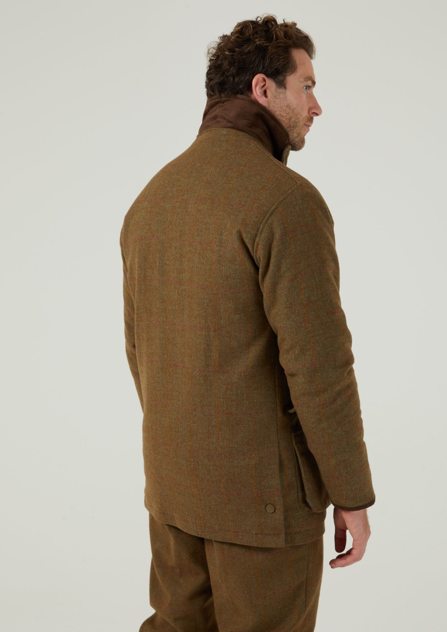 Combrook Men's Waterproof Tweed Coat In Hawthorn