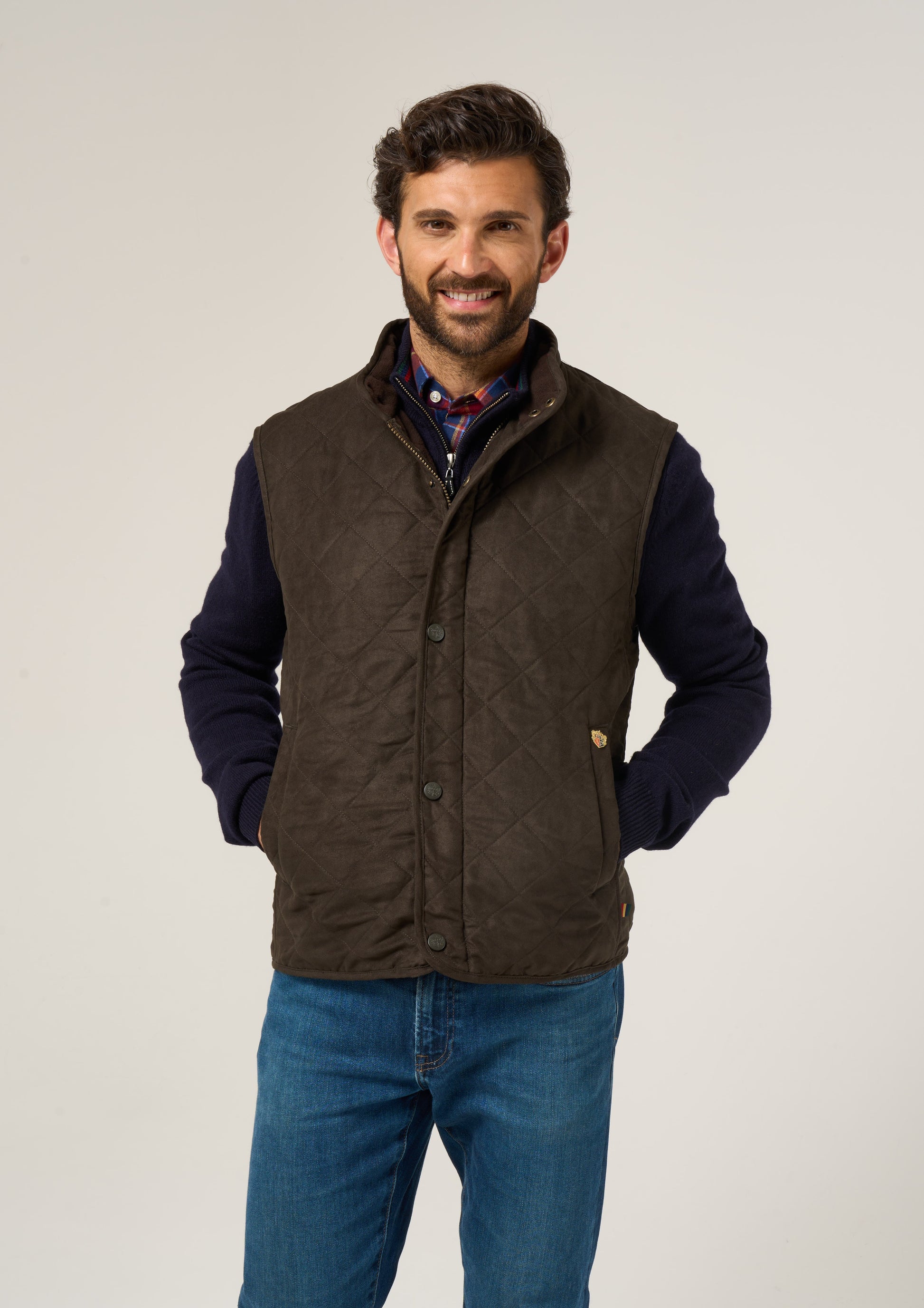 Felwell Men's Gilet In Olive