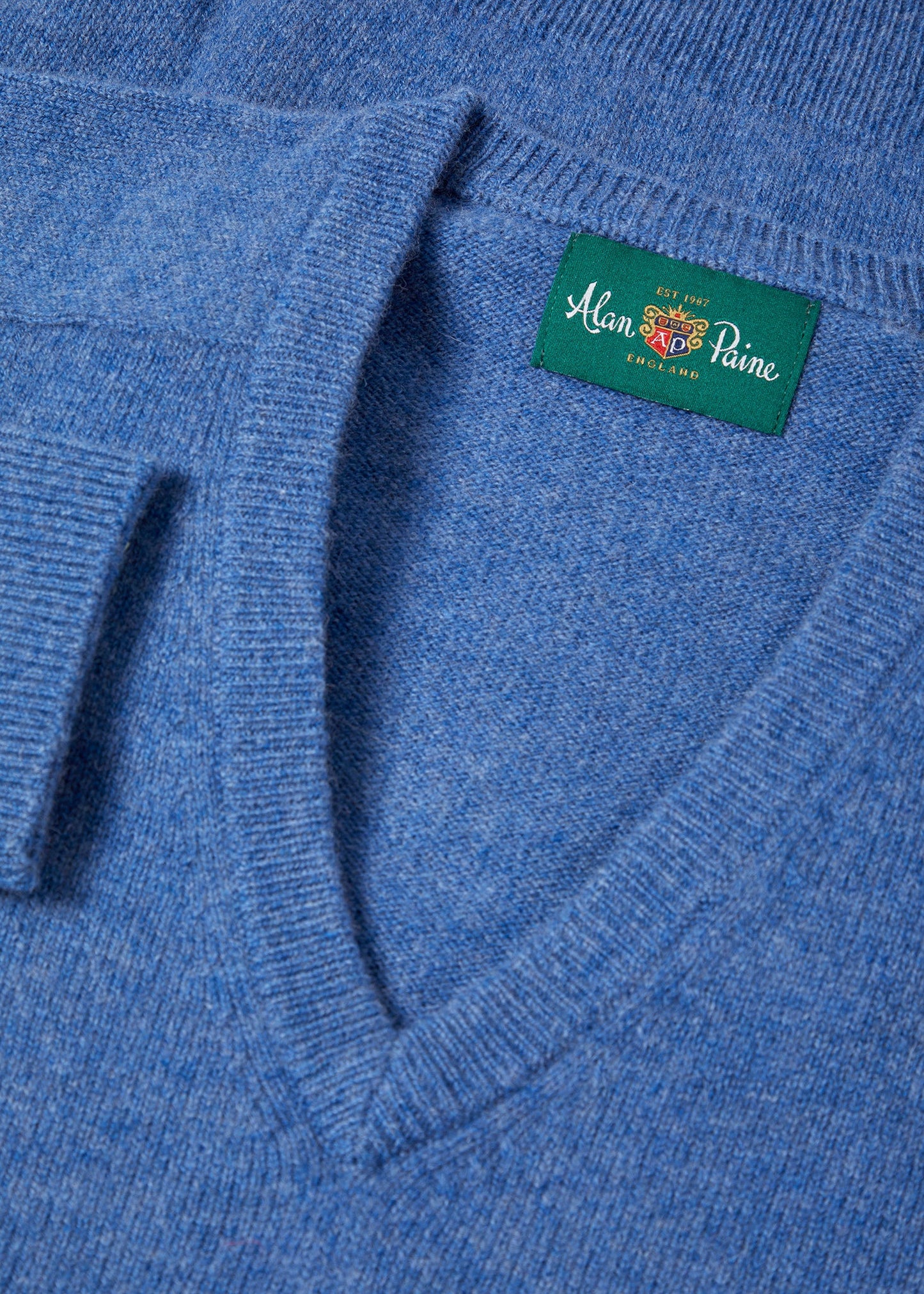 Hampshire Lambswool Saddle Shoulder Jeans Jumper