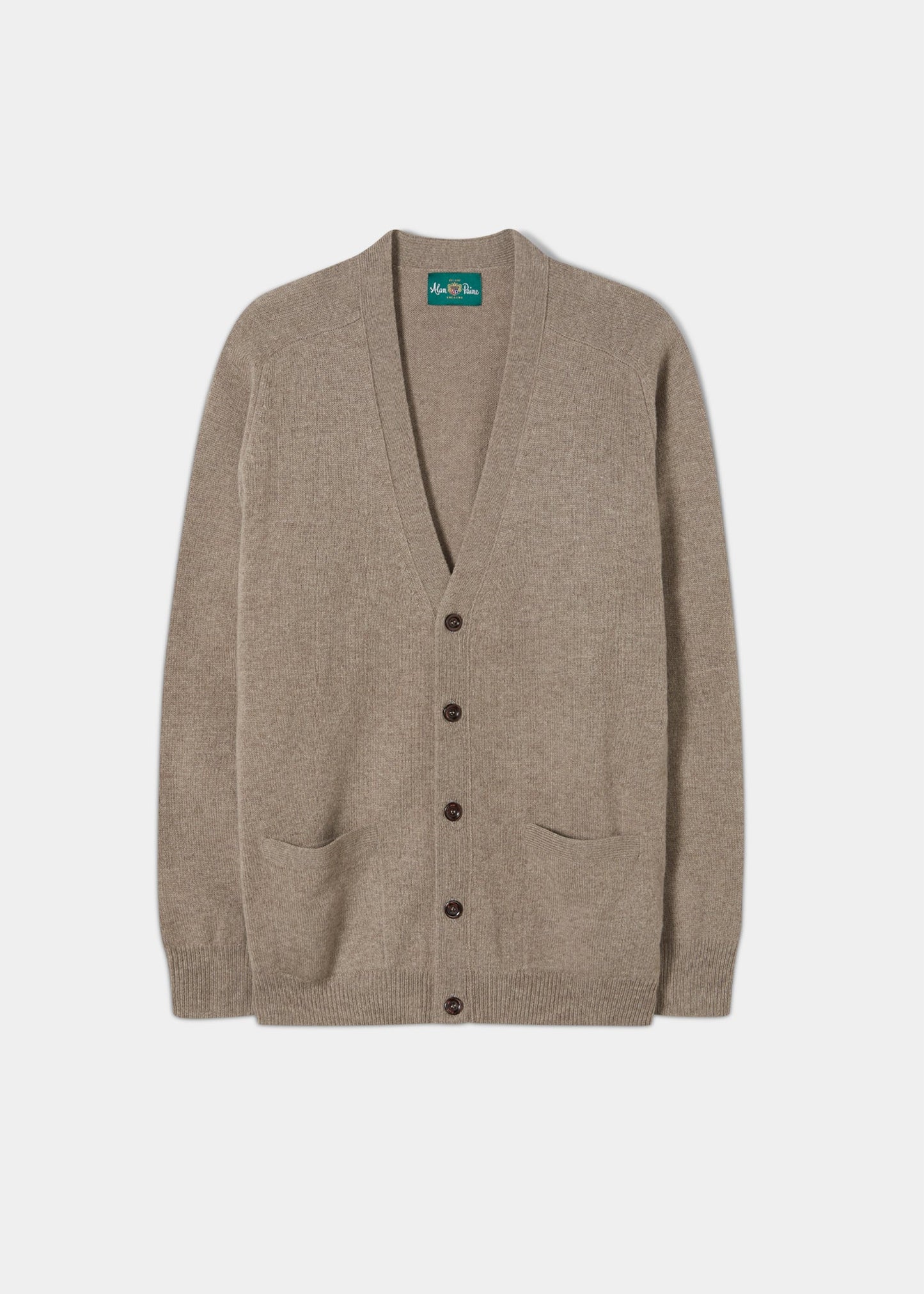 Lambswool-Cardigan-Mushroom