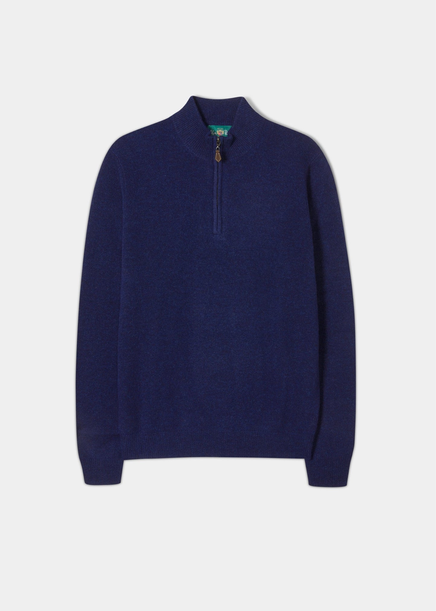 Lambswool-Half-Zip-Jumper-Indigo