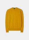 Geelong Crew Neck Jumper In Honeybee