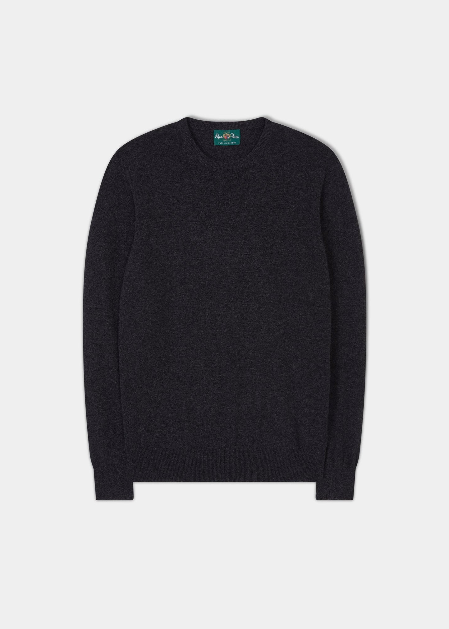 Melfort Cashmere Jumper in Charcoal - Regular Fit