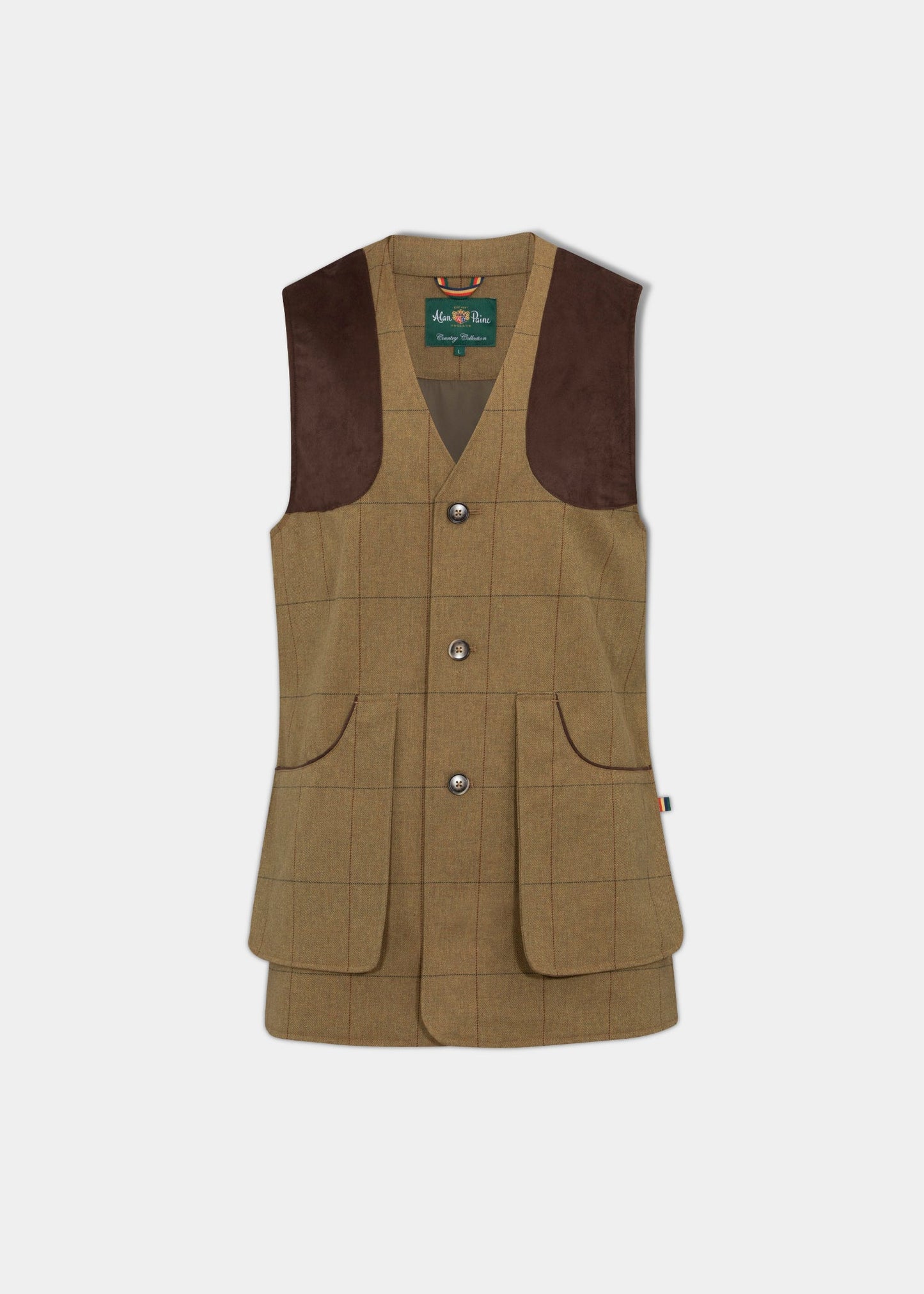 Axford Men's Waterproof Lightweight Shooting Waistcoat In Glen