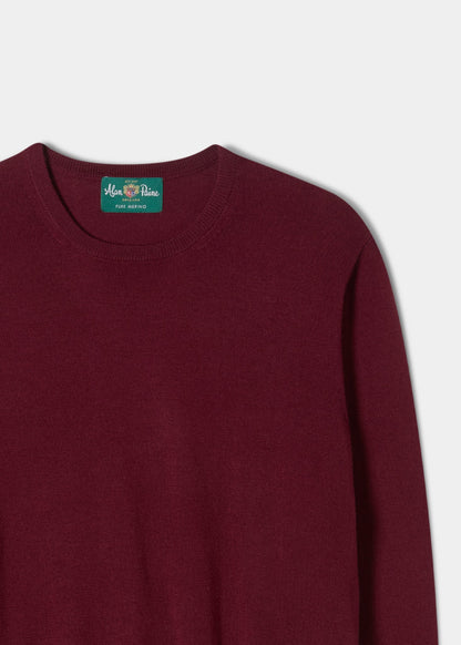 Merino-Wool-Jumper-Bordeaux