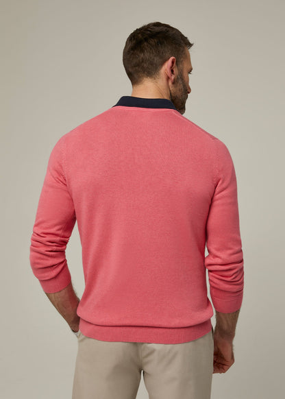 Rothwell Cotton Cashmere Jumper In Swizzle