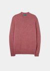 Men's Supersoft Shetland Jumper In Red Clover 