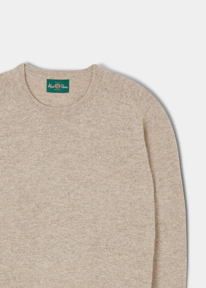 Men's Lambswool Crew Neck Jumper In Cobble