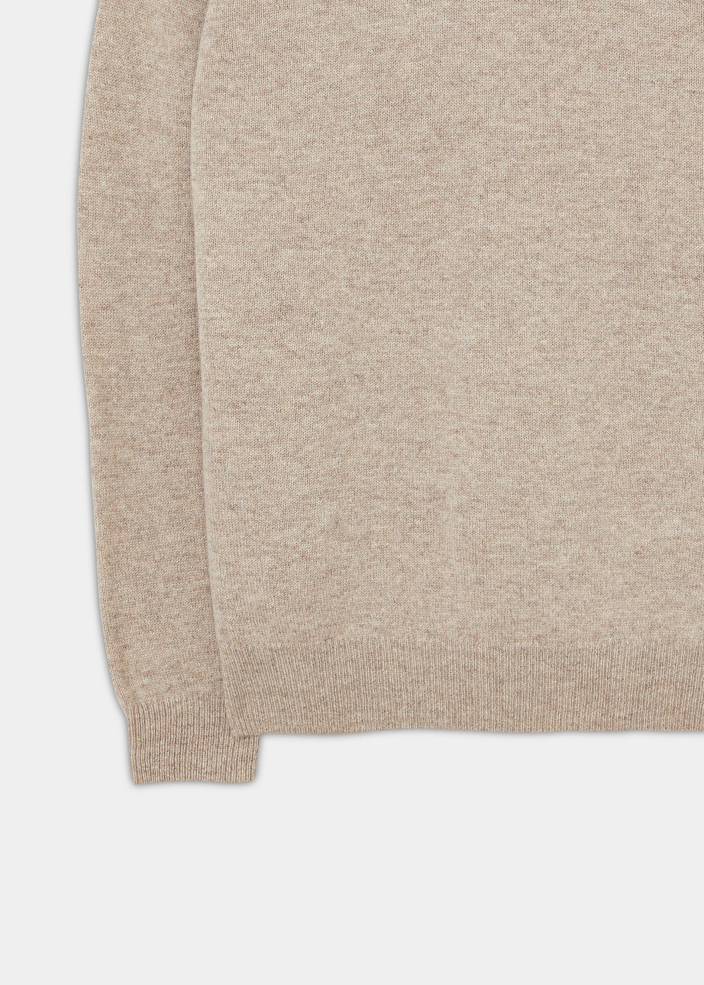 Men's Lambswool Crew Neck Jumper In Cobble