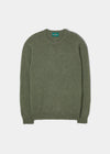 Men's Lambswool Crew Neck Jumper In Landscape