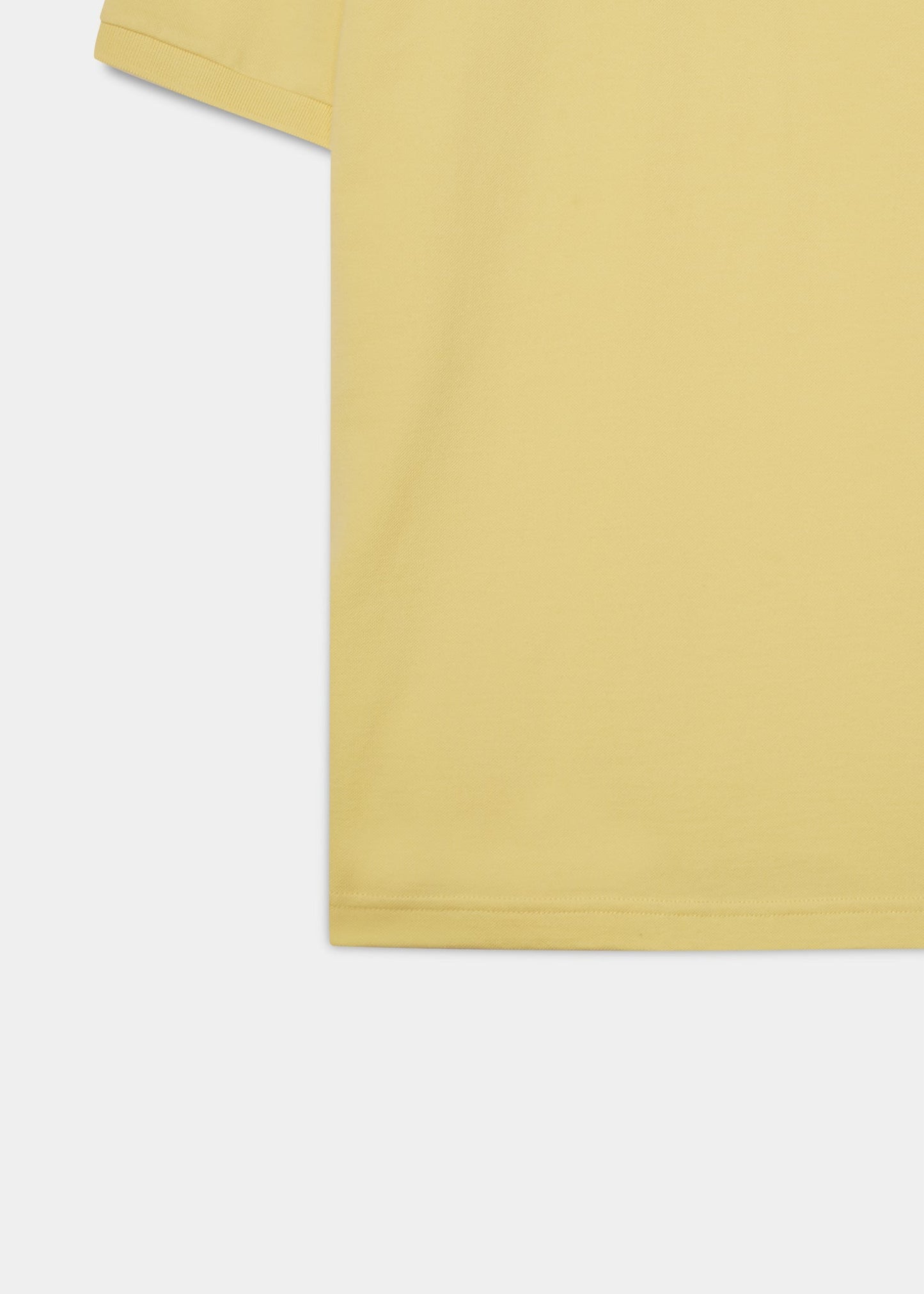 Fritton Pique Polo Shirt In Lemon