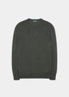 Radstone Men's Merino Wool Jumper in Seaweed - Regular Fit