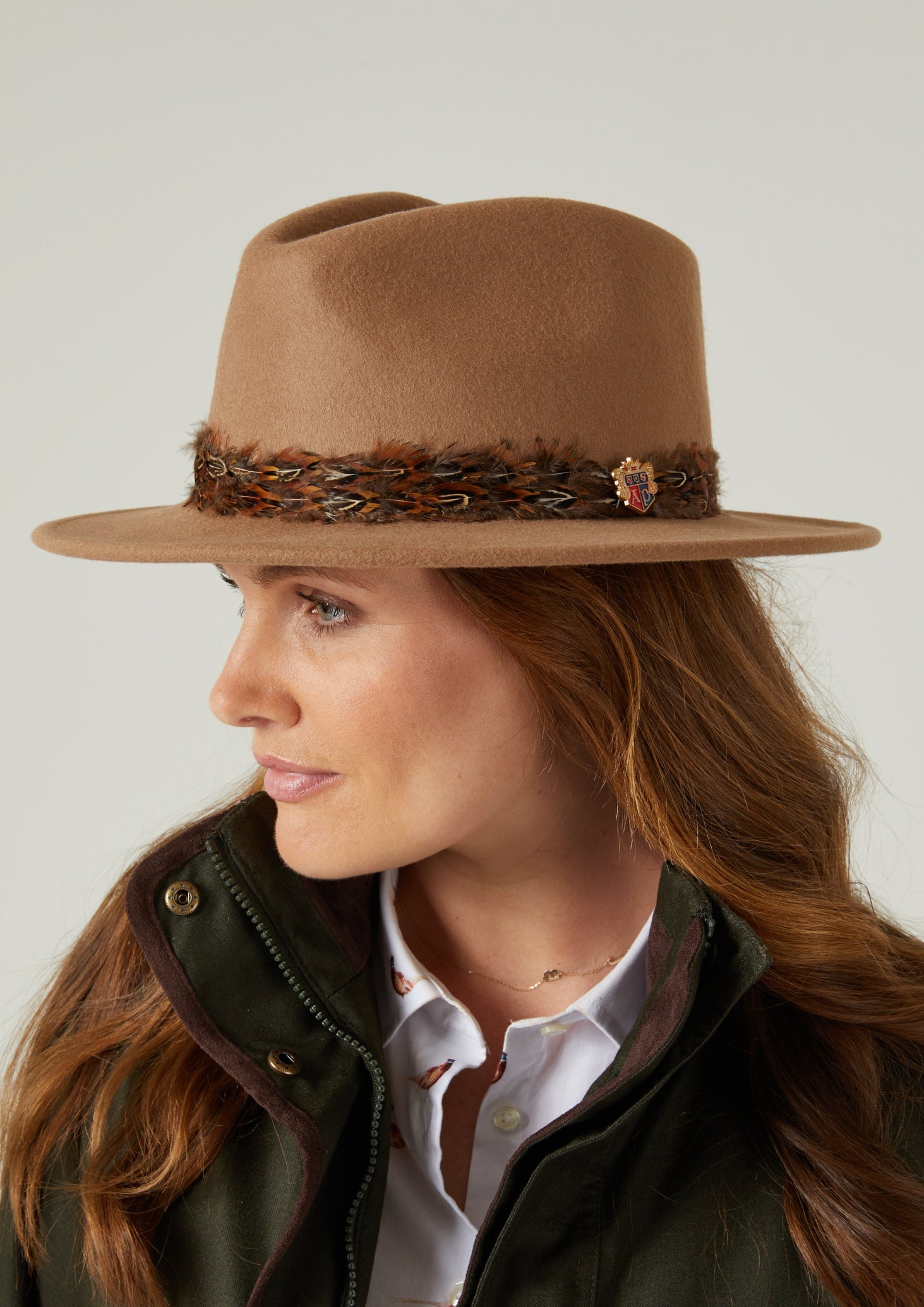 Richmond Ladies Fedora In Mink