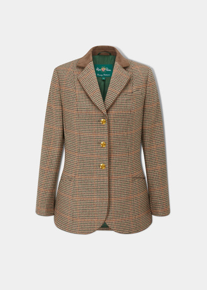 Surrey Ladies Tweed Blazer In Sycamore